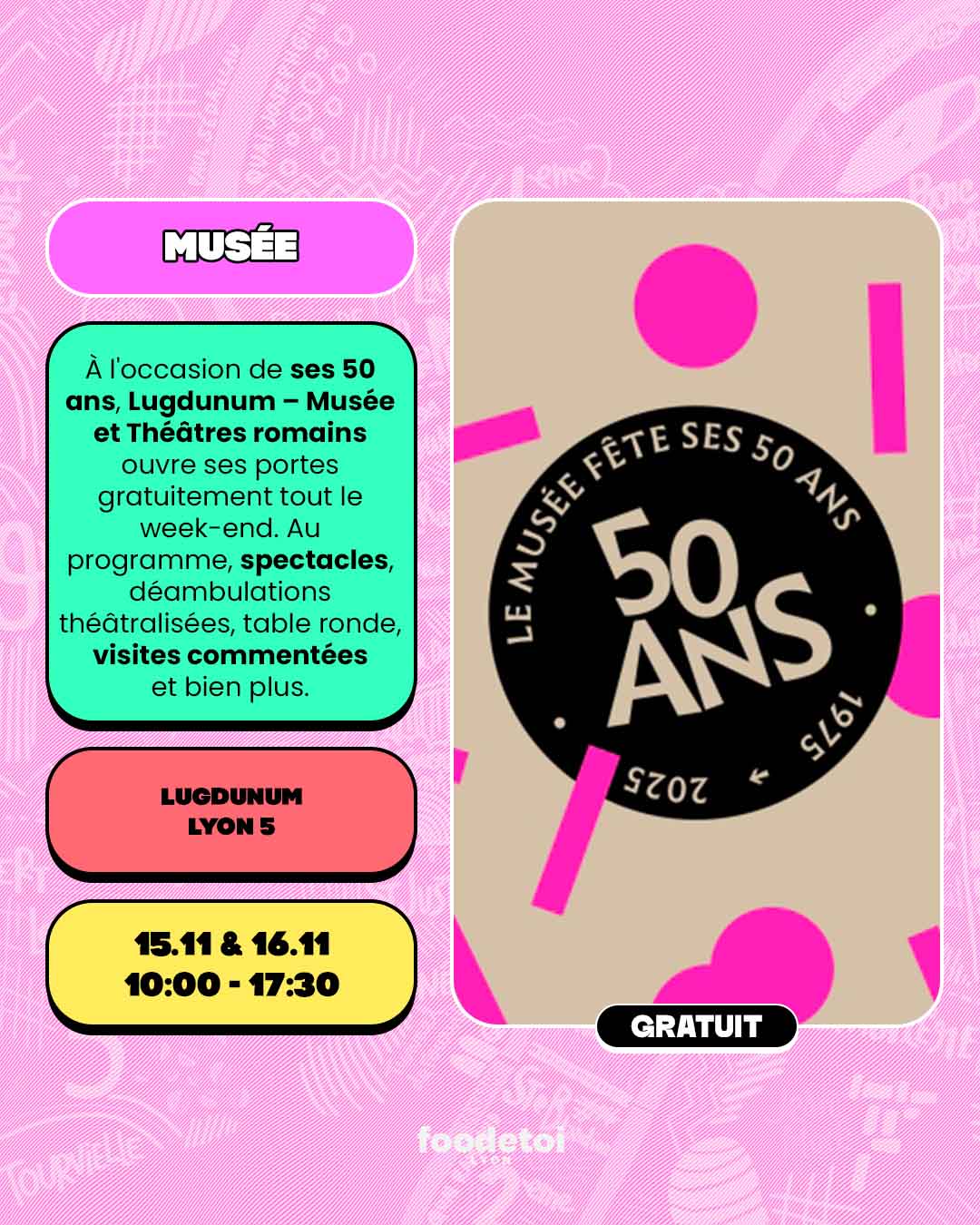 Que faire à Lyon ce week-end ?