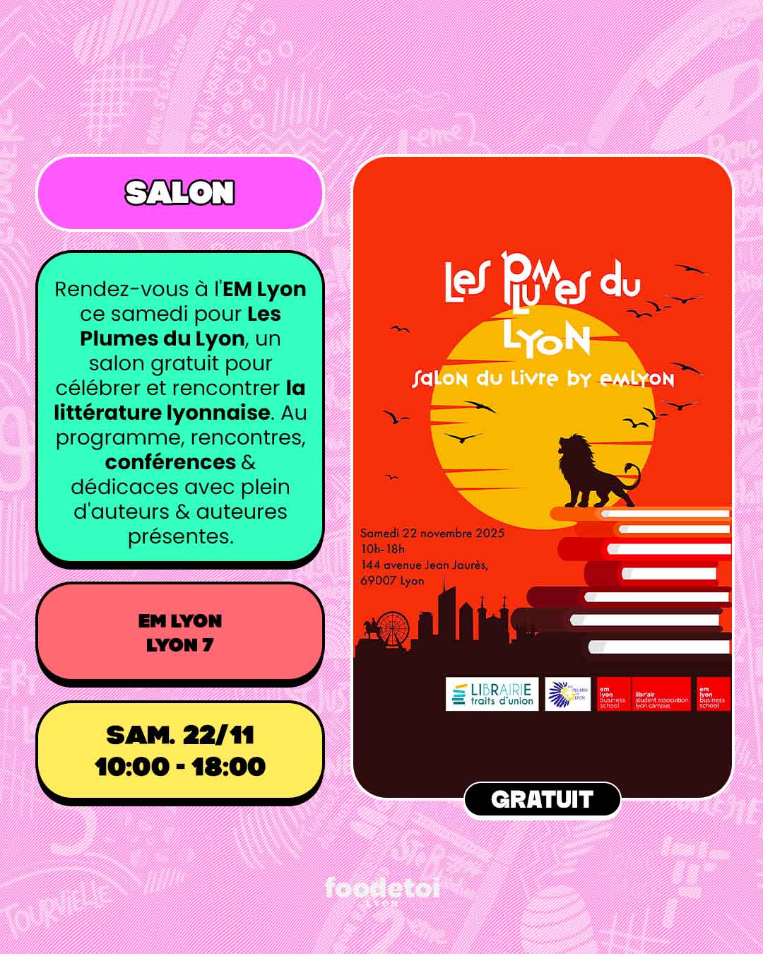Que faire à Lyon ce week-end ?