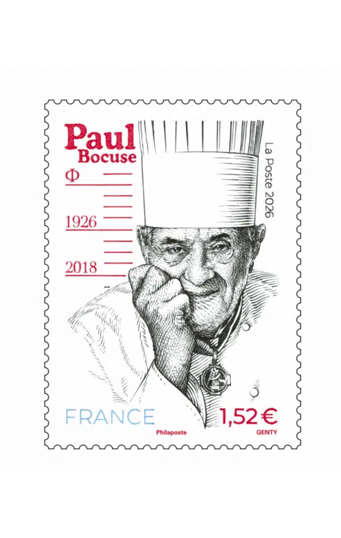 Timbre de Paul Bocuse