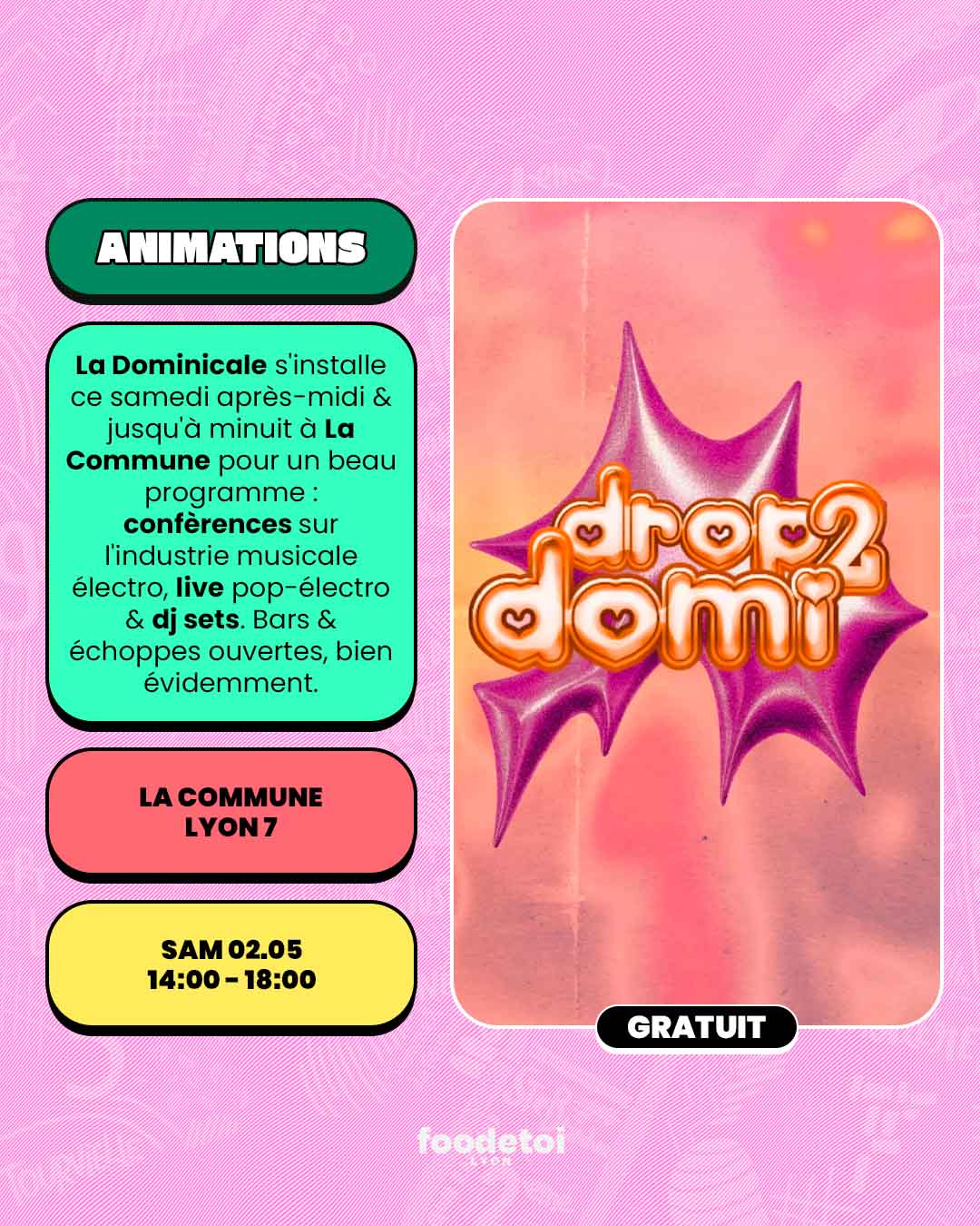 Que faire à Lyon ce week-end ? (30 avril, 1er, 2 & 3 mai 2026)