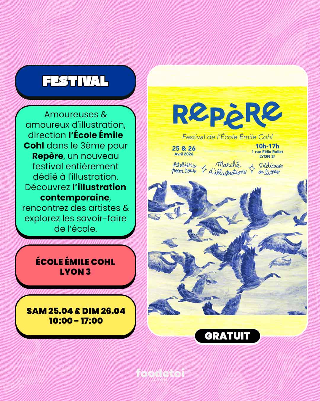 Que faire à Lyon ce week-end ? (24, 25 & 26 avril 2026)