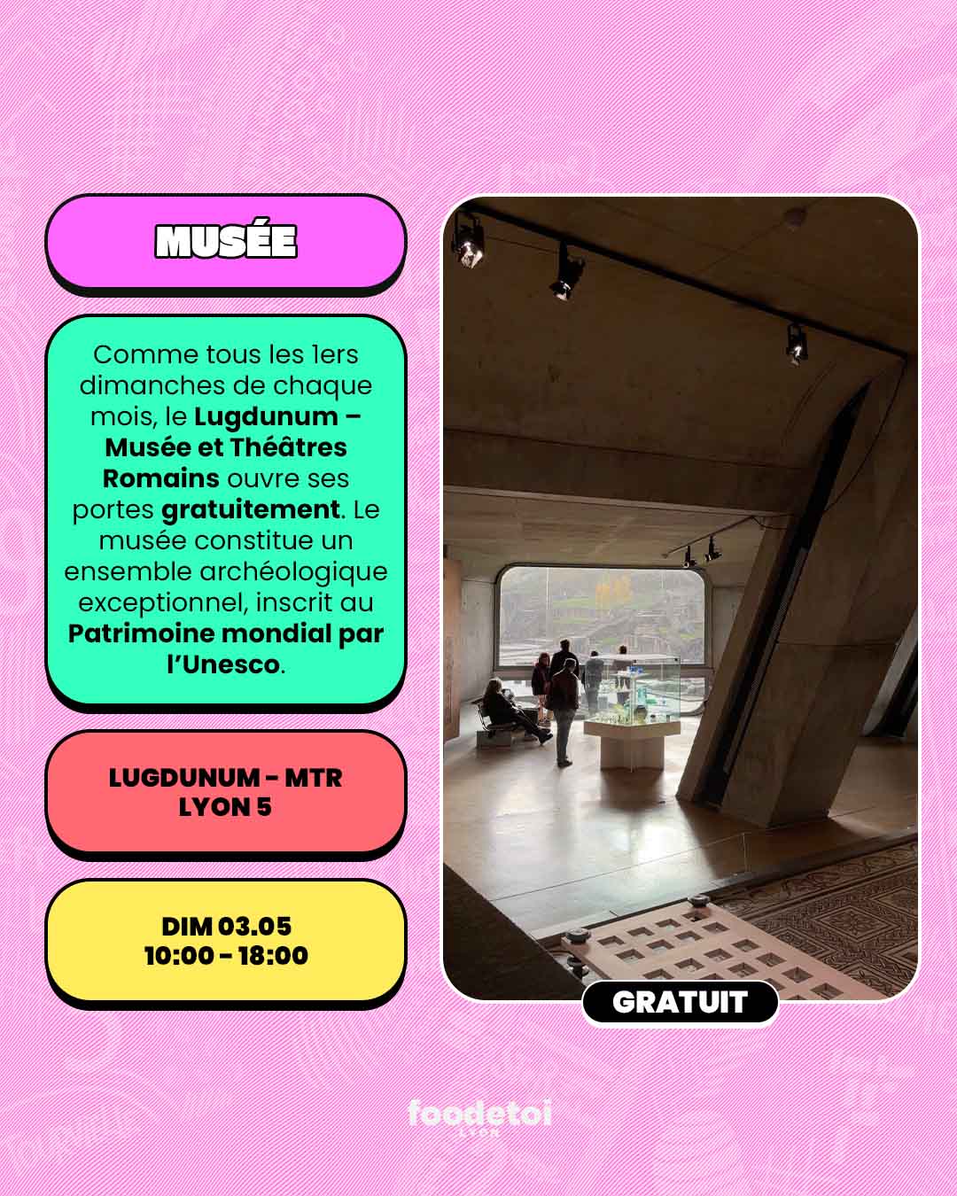 Que faire à Lyon ce week-end ? (30 avril, 1er, 2 & 3 mai 2026)