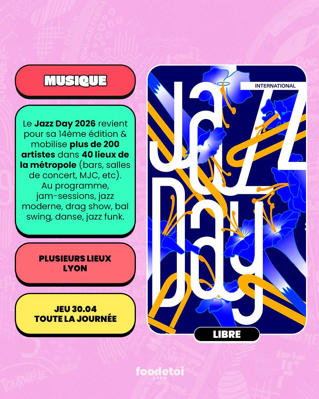 Que faire à Lyon ce week-end ? (30 avril, 1er, 2 & 3 mai 2026)