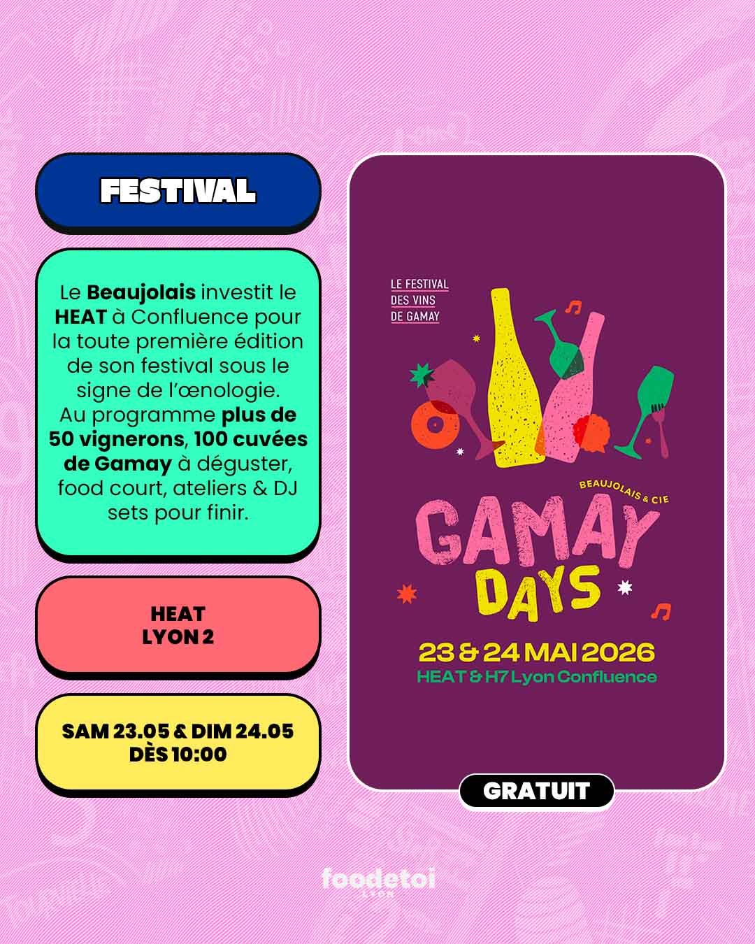 Que faire à Lyon ce week-end ? (22, 23 & 24 mai 2026)