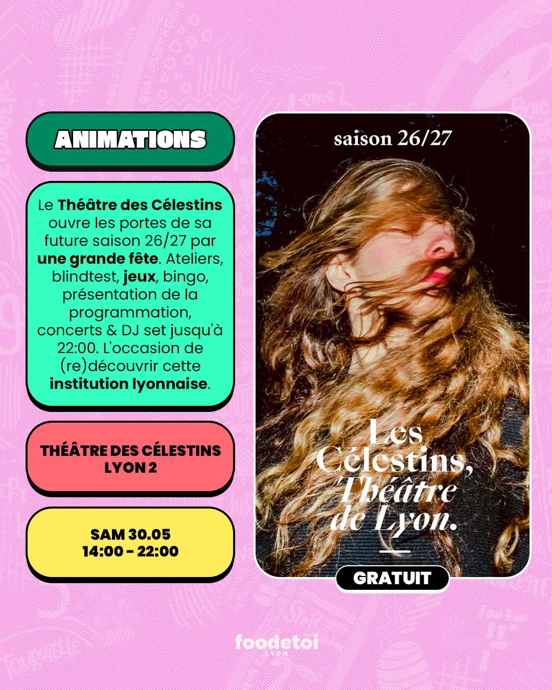 Que faire à Lyon ce week-end ? (29, 30 & 31 mai 2026)