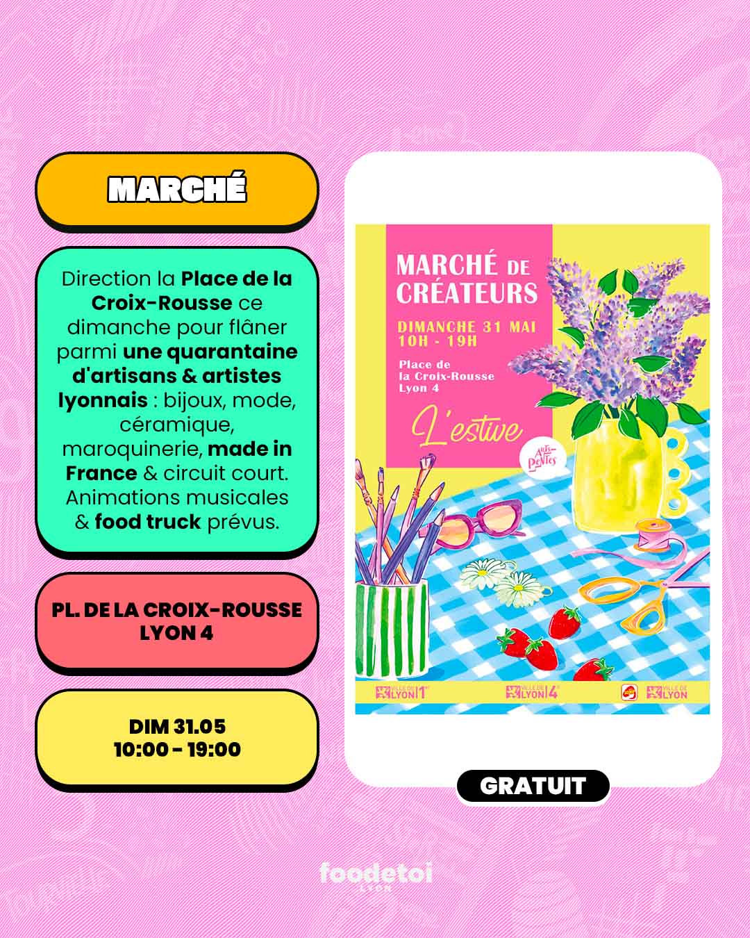 Que faire à Lyon ce week-end ? (29, 30 & 31 mai 2026)