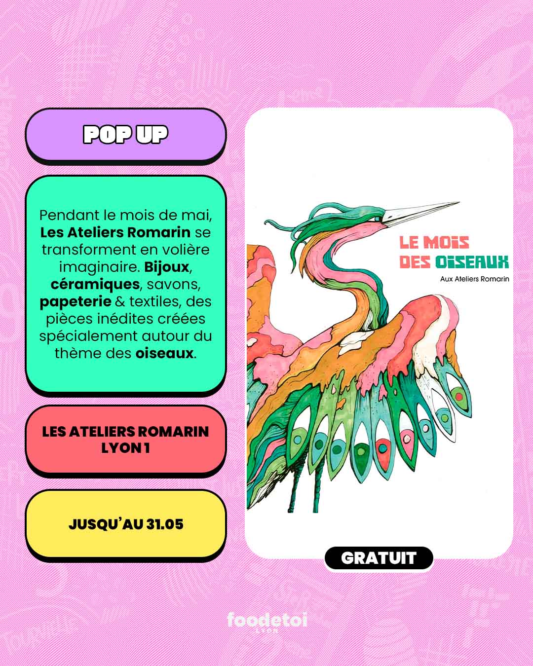 Que faire à Lyon ce week-end ? (8, 9 & 10 mai 2026)