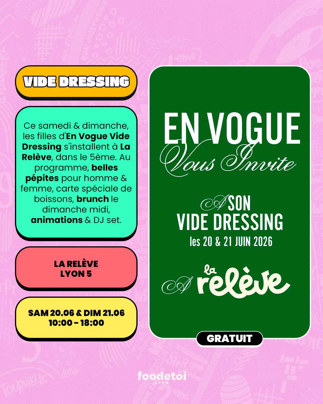 Que faire à Lyon ce week-end ? (19, 20 & 21 juin 2026)
