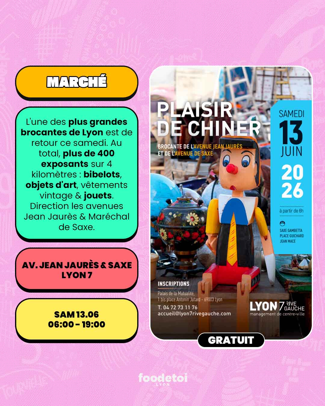 Que faire à Lyon ce week-end ? (12, 13 & 14 juin 2026)