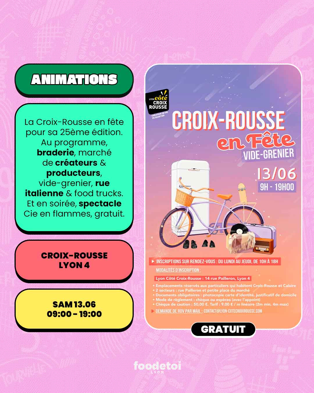 Que faire à Lyon ce week-end ? (12, 13 & 14 juin 2026)