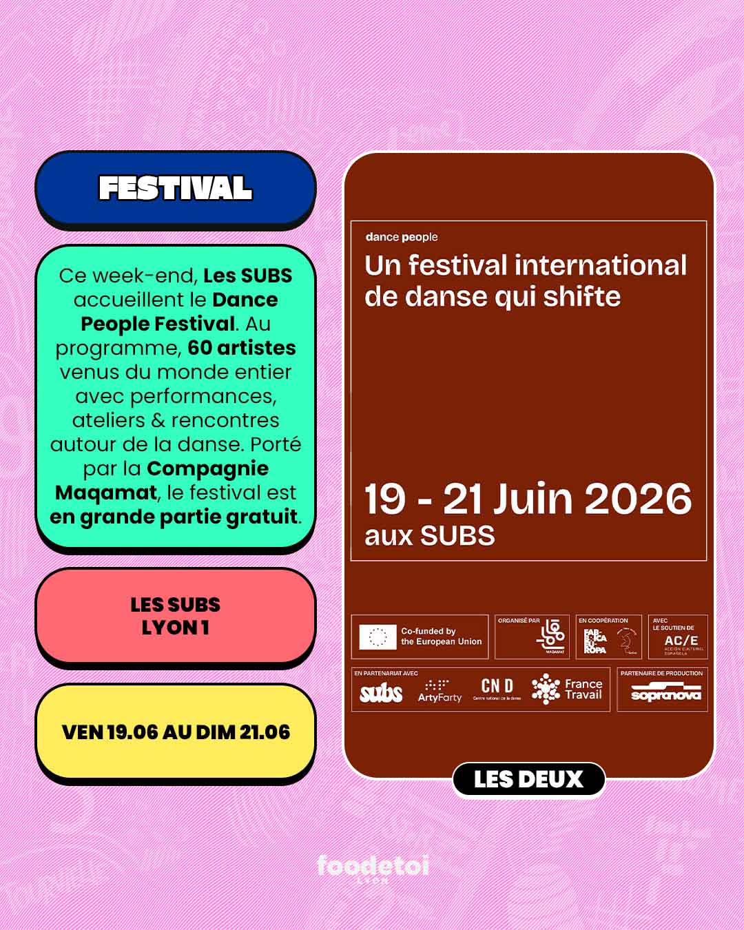Que faire à Lyon ce week-end ? (19, 20 & 21 juin 2026)