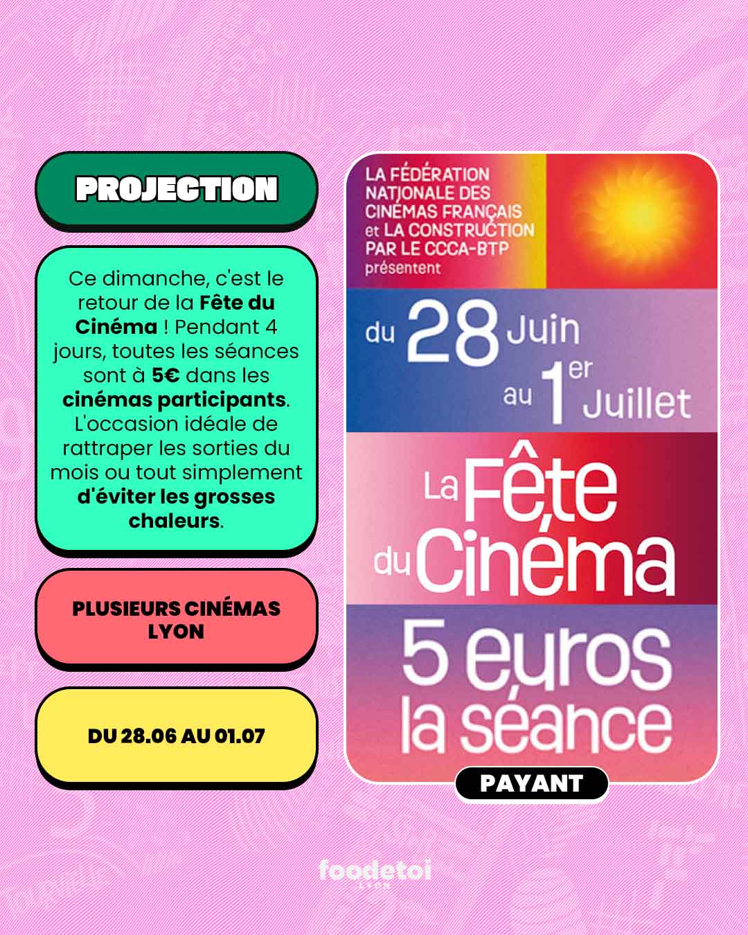 Que faire à Lyon ce week-end ? (26, 27 & 28 juin 2026)