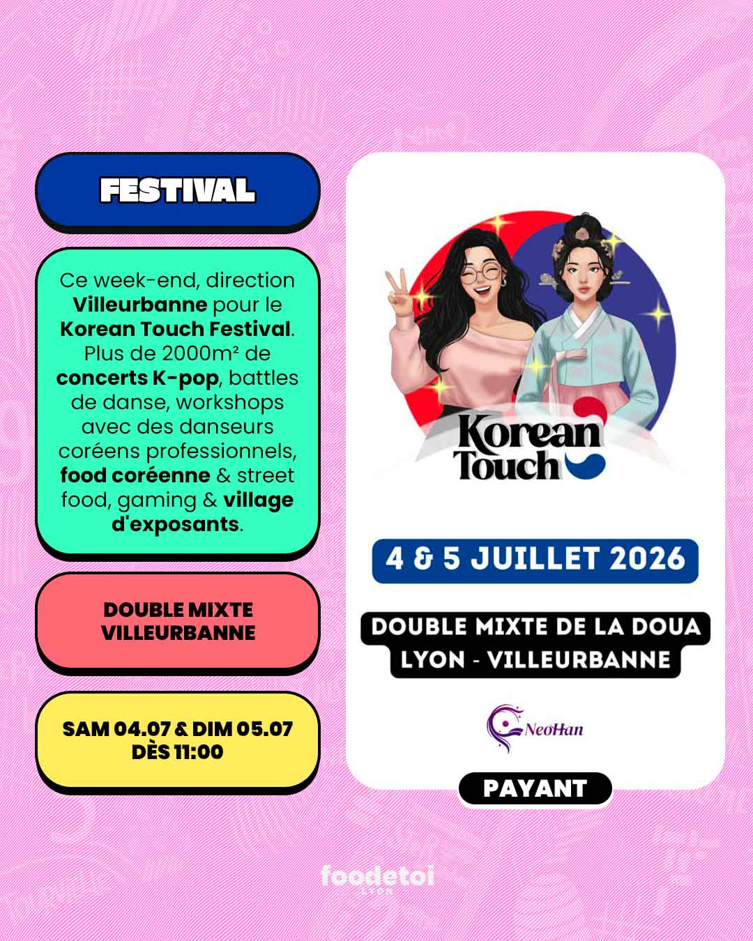 Que faire à Lyon ce week-end ? (3, 4 & 5 juillet 2026)