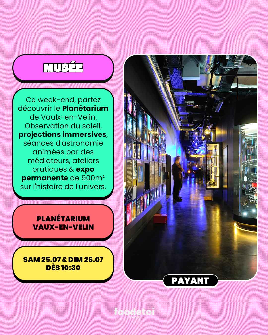 Que faire à Lyon ce week-end ? (24, 25 & 26 juillet 2026)