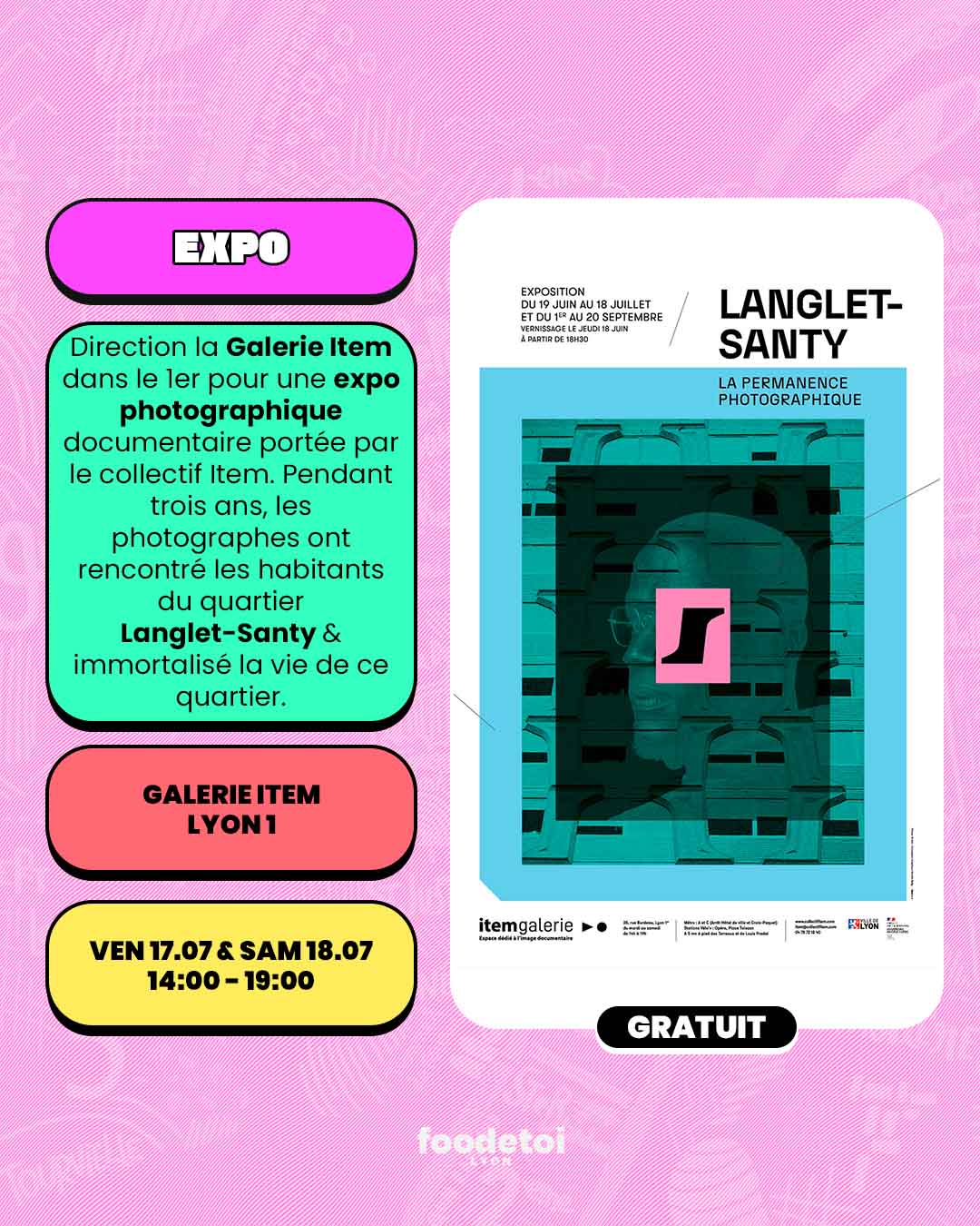 Que faire à Lyon ce week-end ? (17, 18 & 19 juillet 2026)