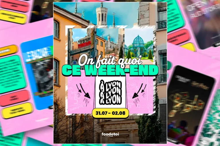 Que faire à Lyon ce week-end ? (31 juillet, 01 & 02 août 2026)