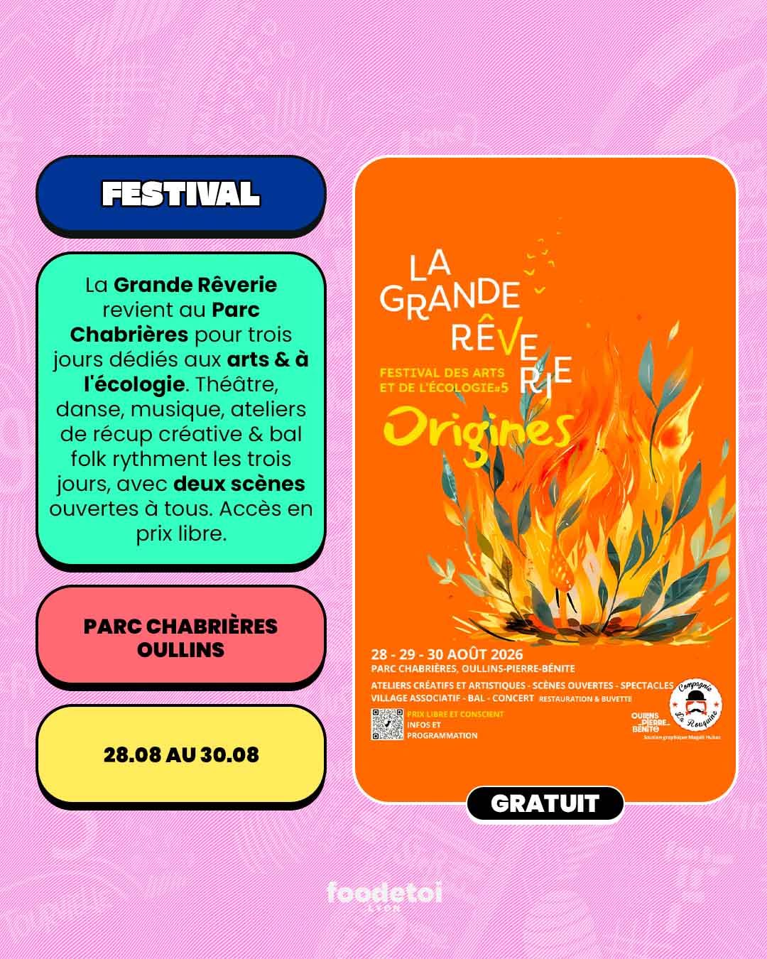 Que faire à Lyon ce week-end ? (28, 29 & 30 août 2026)