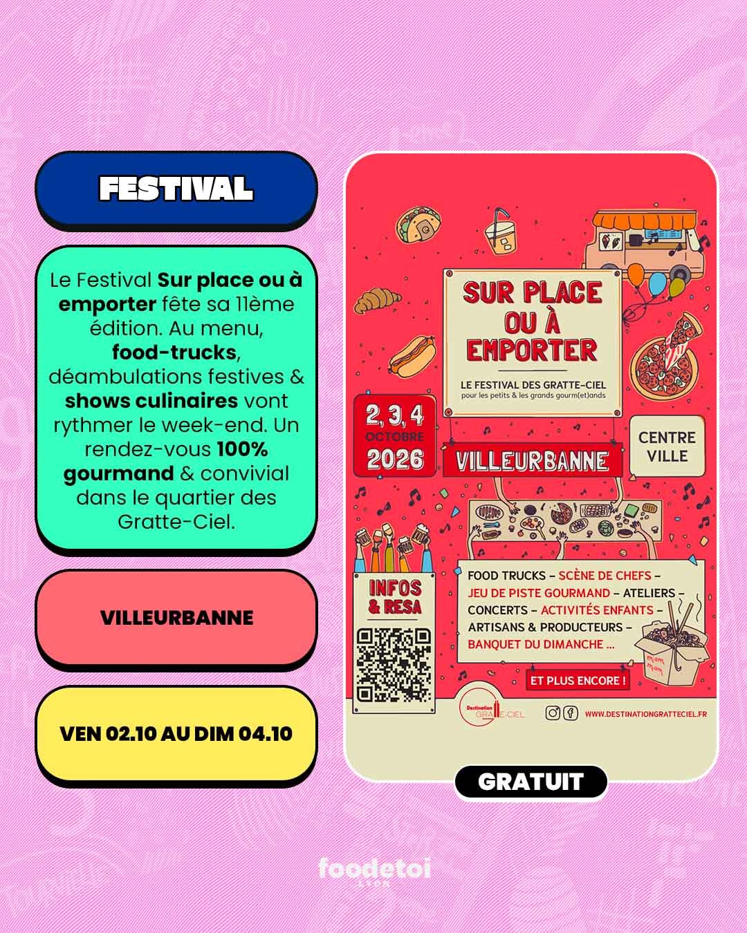 Que faire à Lyon ce week-end ? (02, 03 & 04 octobre 2026)
