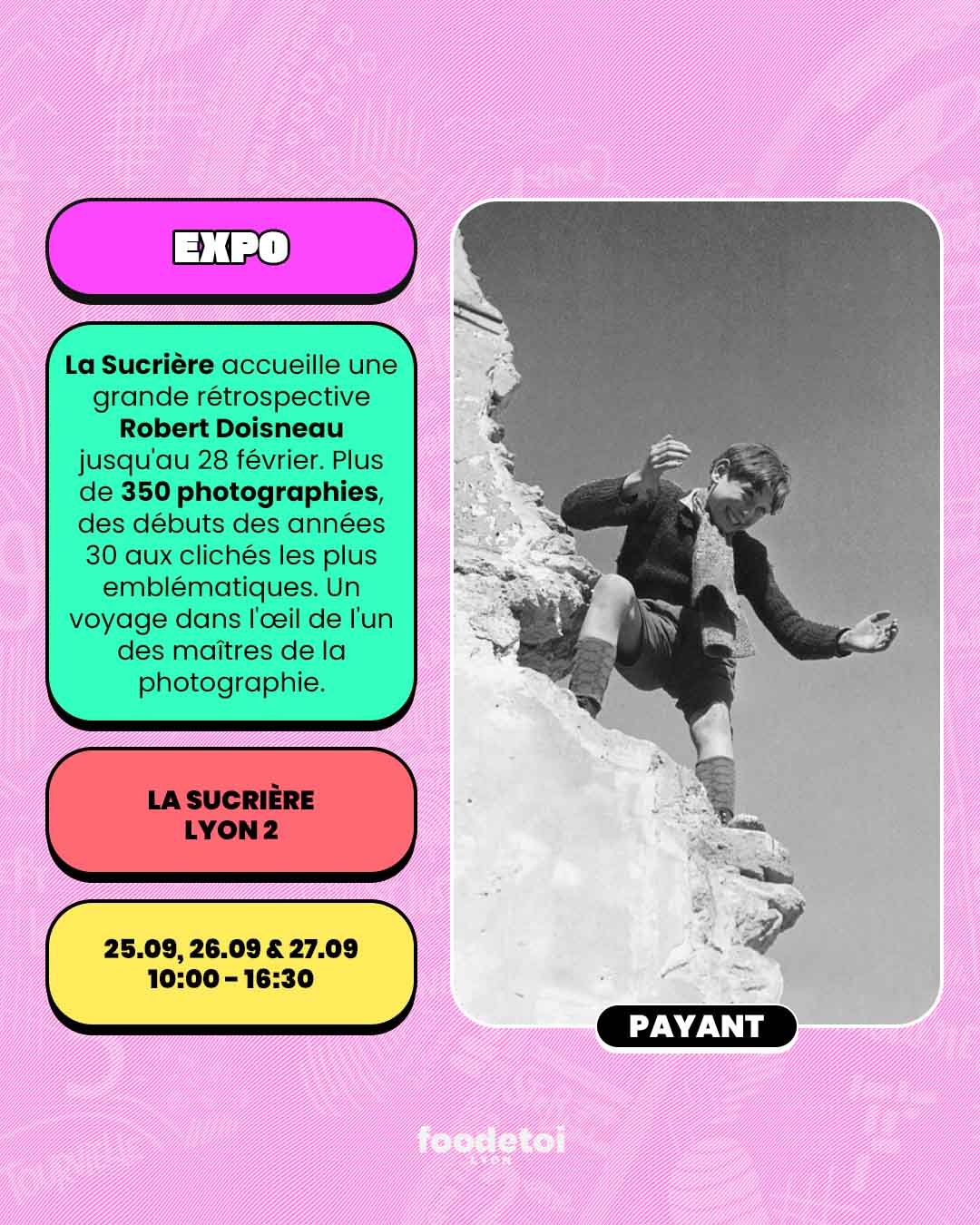 Que faire à Lyon ce week-end ? (25, 26 & 27 septembre 2026)
