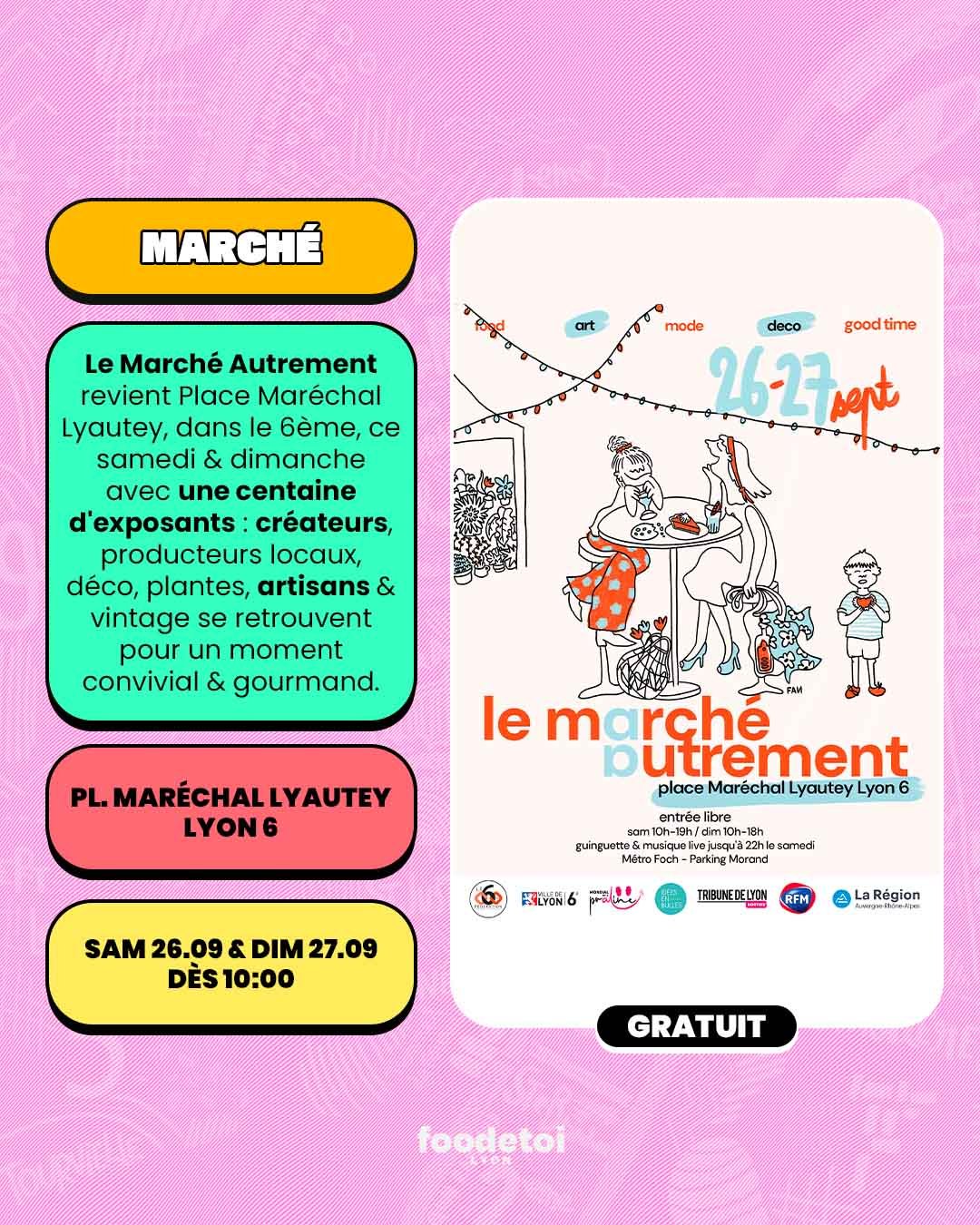 Que faire à Lyon ce week-end ? (25, 26 & 27 septembre 2026)