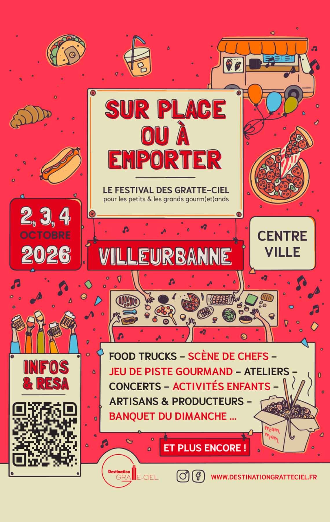 Festival Sur Place ou à Emporter - Affiche