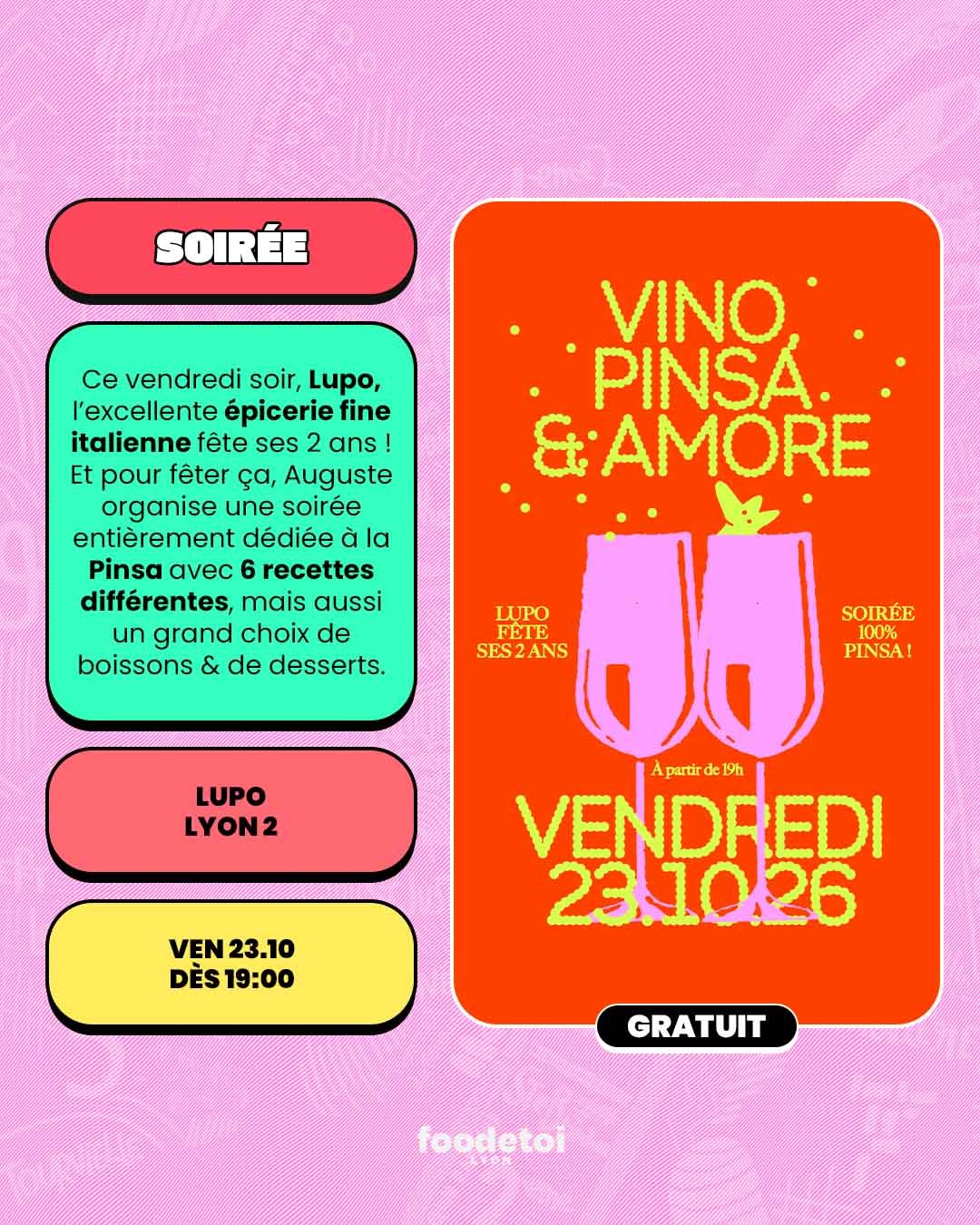 Que faire à Lyon ce week-end ? (23, 24 & 25 octobre 2026)