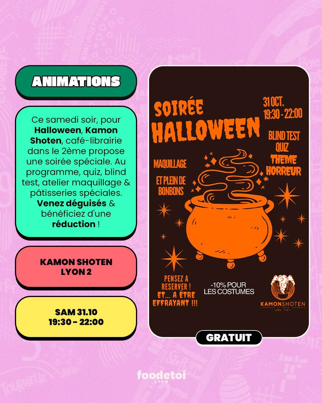 Que faire à Lyon ce week-end ? (30, 31 octobre & 1er novembre 2026)