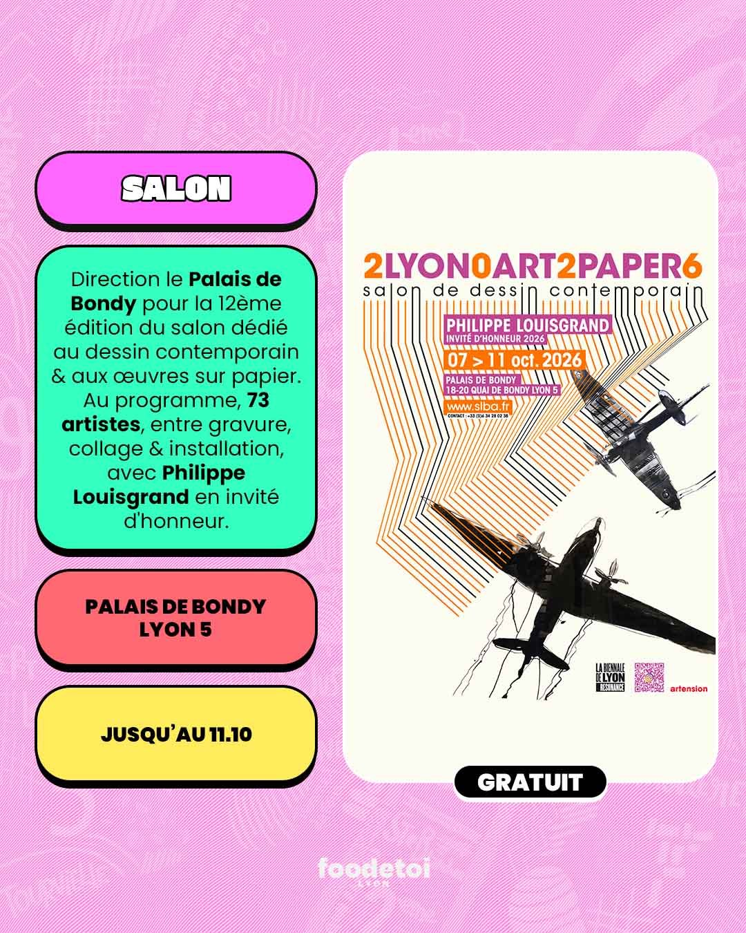 Que faire à Lyon ce week-end ? (09, 10 & 11 octobre 2026)