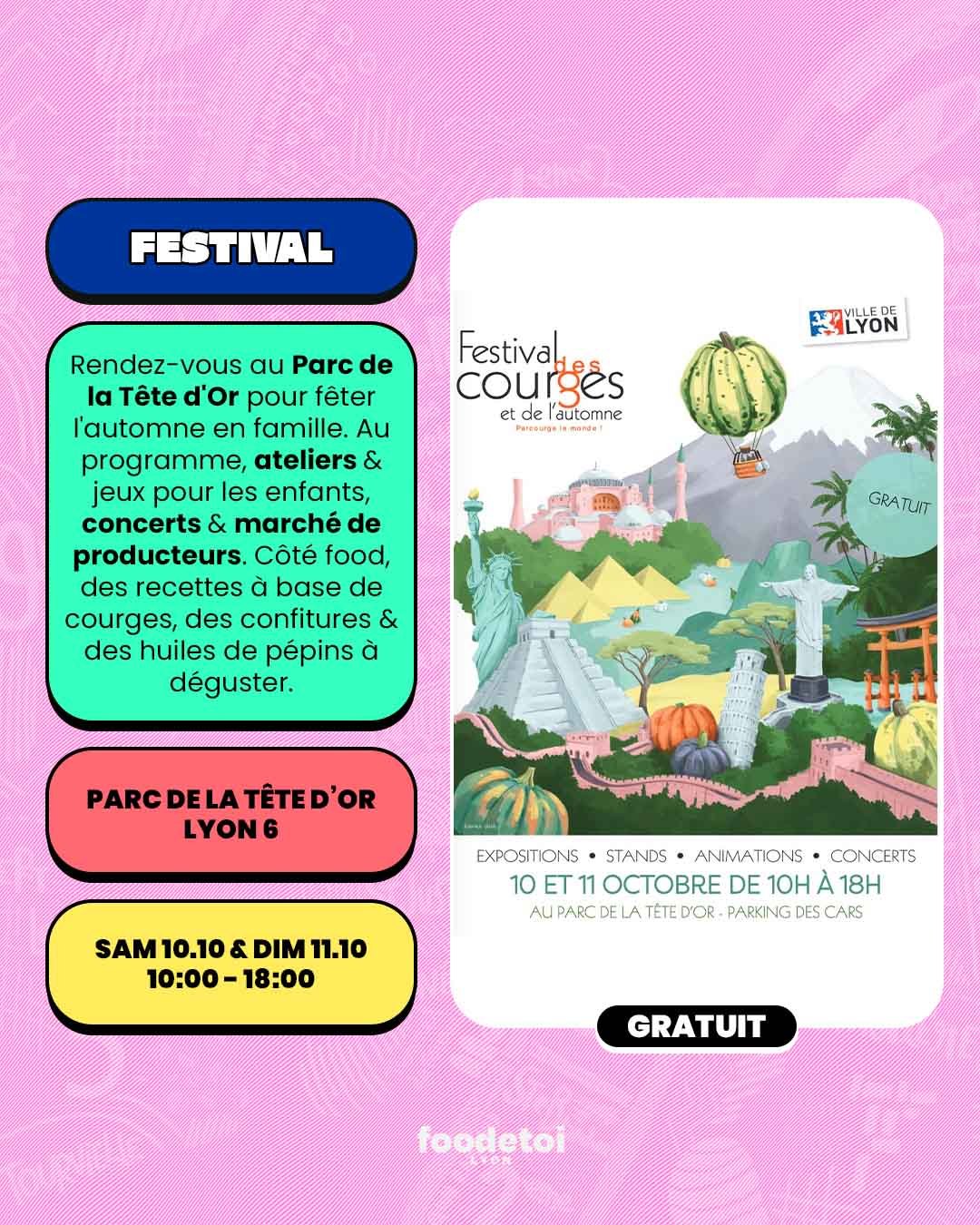 Que faire à Lyon ce week-end ? (09, 10 & 11 octobre 2026)